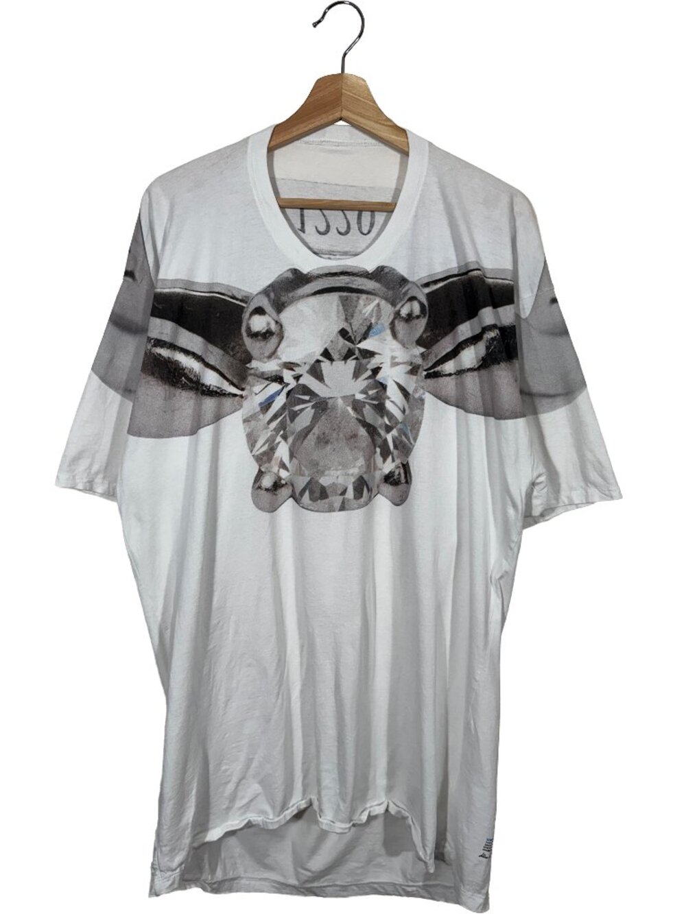 Doublet AW19 "Surpise!" Diamond Ring OSFA Oversized T-shirt White